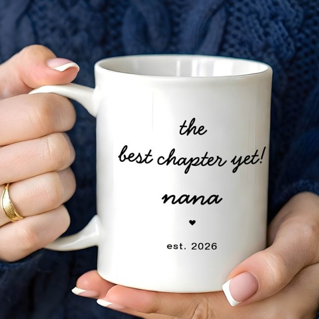 Personalized Nana Mug Best Chapter Yet Kaffemugg (Skapare uppladdad)