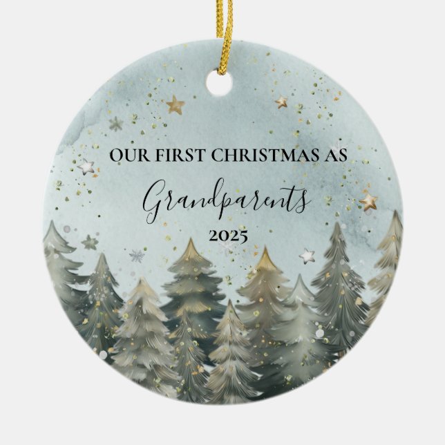 Personalized New Grandparents Ornament (Framsidan)
