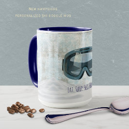 Personalized New Hampshire Ski | Eat Sleep Ski  Mugg
