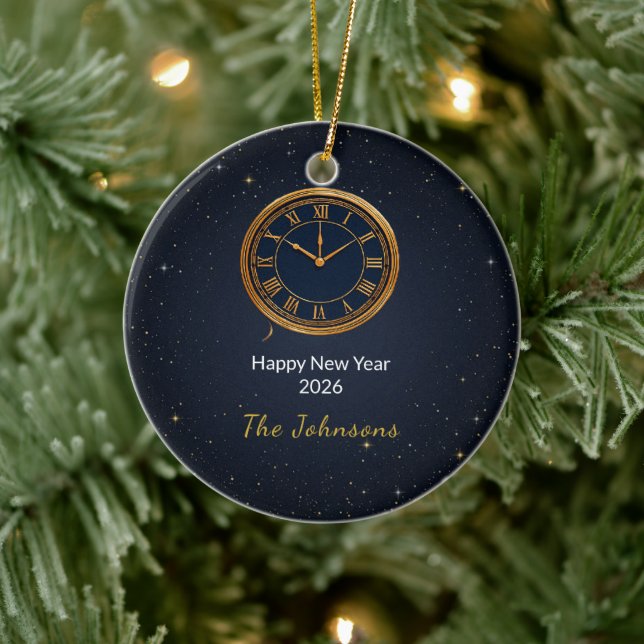 Personalized New Year 2026 Countdown Ornament (Träd)