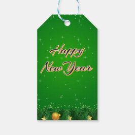 Personalized New Year Gift Tags Presentetikett