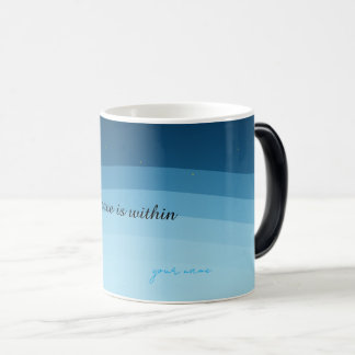 Personalized Night Sky Mug, Custom Name Ocean Wave Magisk Mugg