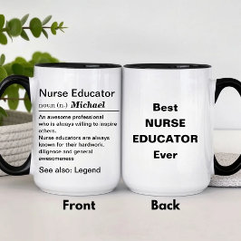 Personalized Nurse Educator Definition Mugg