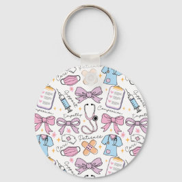 Personalized Nurse Keychain | Custom Nurse Name Nyckelring