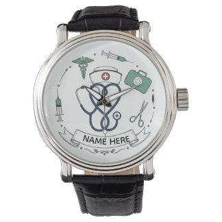 Personalized Nurse Name Watch Armbandsur