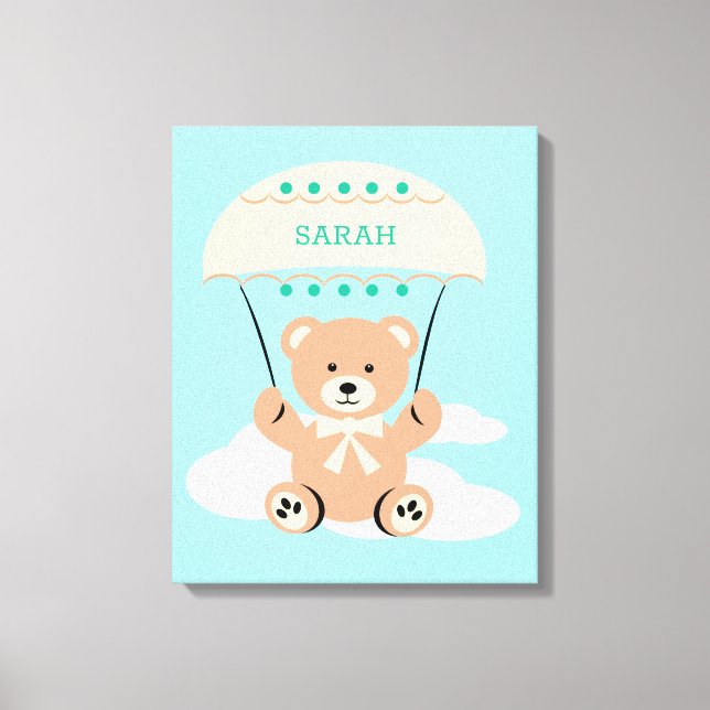 Personalized Nursery wall Art Canvastryck (Framsida)