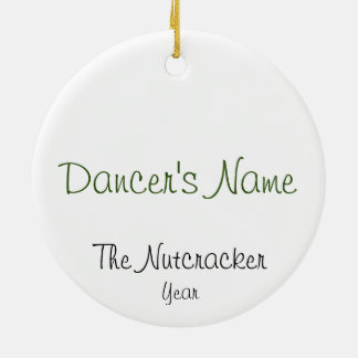 Personalized Nutcracker Clara Keepsake Ceramic Or Julgransprydnad Keramik