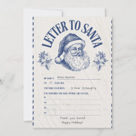 Personalized Official North Pole Letter From Santa Inbjudningar