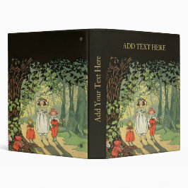 Personalized Old Children's Book 3-Ring Binder