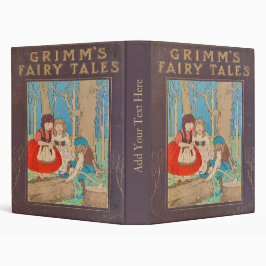 Personalized Old Children's Book 3-Ring Binder