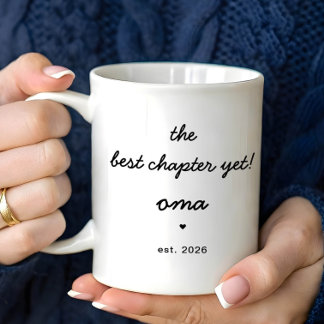 Personalized Oma Mug Best Chapter Yet Kaffemugg