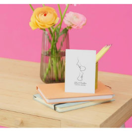 Personalized, One Line, Love, Boho, Arabic Vykort