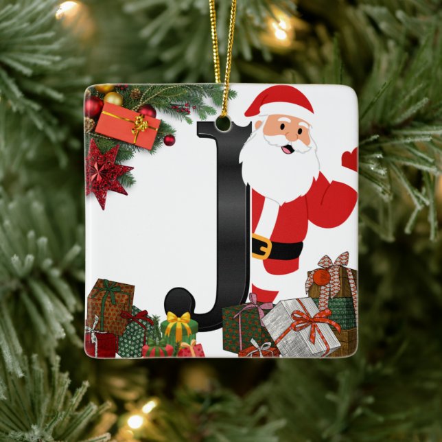 Personalized Ornament with Letter (Träd)