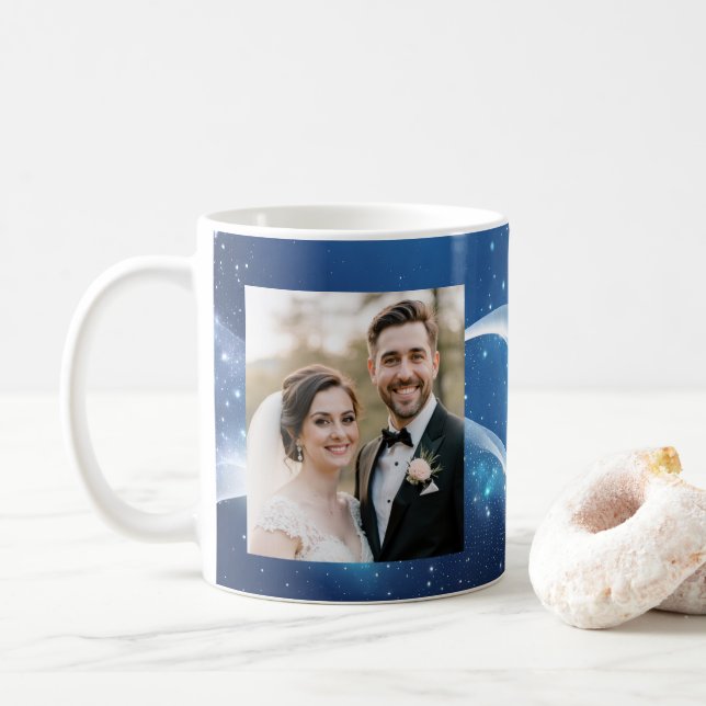 Personalized Our 1st Christmas Photo Mug Kaffemugg (Med munk)