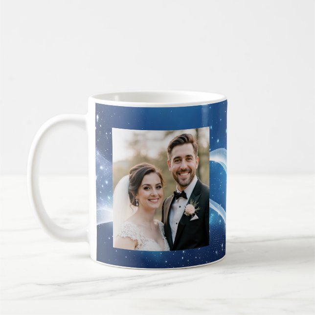 Personalized Our 1st Christmas Photo Mug Kaffemugg (Vänster)