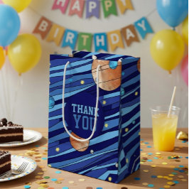 Personalized Outer Space Galaxy Birthday THANK YOU