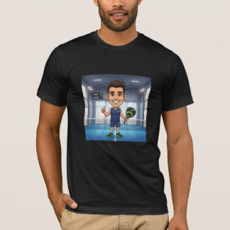 Personalized Paddle Player Cartoon Caricature T Shirt