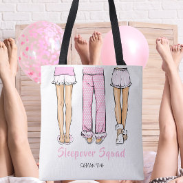 Personalized Pajama Party Trendy Sleepover Favor Tygkasse