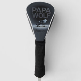 Personalized Papa Wolf Nature Silhouette