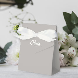 Personalized  Party Box Gift Bag Favour neutral Presentaskar