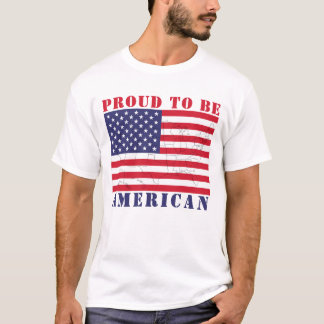 Personalized Patriotic Wear Your Flag Proud to be T Shirt