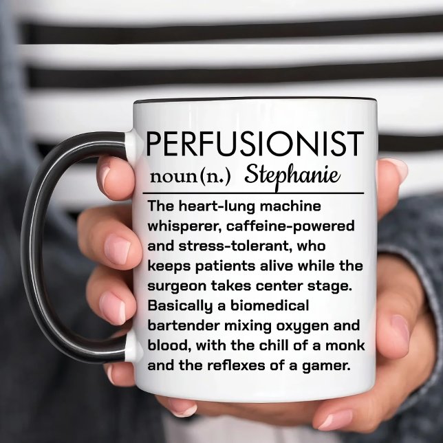 Personalized Perfusionist Definition Mugg (Skapare uppladdad)