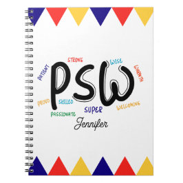 Personalized Personal Support Worker PSW  Anteckningsbok
