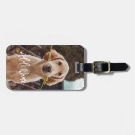 Personalized Pet Custom Photo And Text Bagagebricka