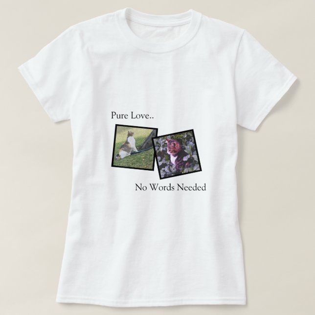 Personalized Pet Lover T-shirt (Design framsida)