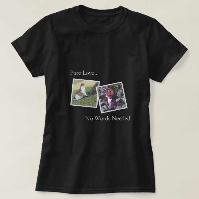 Personalized Pet Lover T-shirt (Design framsida)