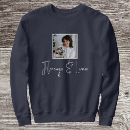 Personalized Pet Lovers Photo Script Name Cat Mom T Shirt