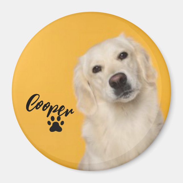 Personalized Pet  Photo Dog Lover with Photo Magnet (Framsidan)