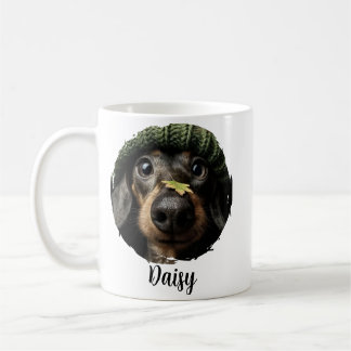 Personalized Pet Photo Mug with Name | Modern Cute Kaffemugg