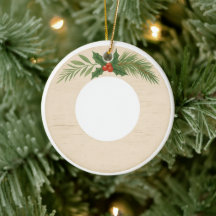 Personalized Pet Photo Ornament | Our First Christ