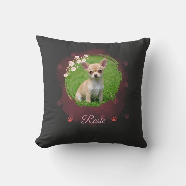 Personalized Pet Photo Pillow Kudde (Framsida)