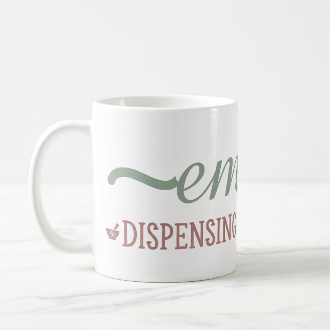 Personalized Pharmacist Quote Mug Kaffemugg (Vänster)
