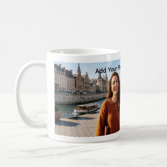 Personalized Photo and Name Keepsake Coffee Mug Kaffemugg (Vänster)