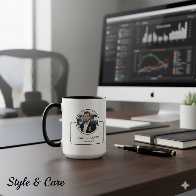 Personalized Photo and Name with Job Title Mugg (Personalized Photo and Name with Job Title Mug)