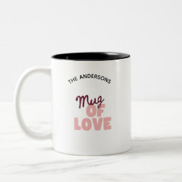 Personalized Photo and Text Coffee Två-Tonad Mugg