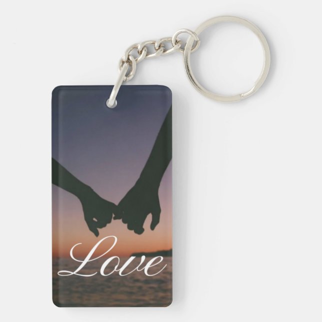 Personalized Photo and Text Photo Collage Keychain (Baksidan)