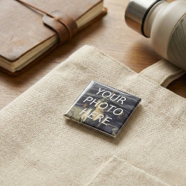 Personalized Photo Button  Knapp