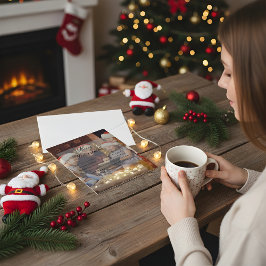 Personalized Photo Christmas Greeting Card Inbjudningar