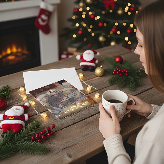 Personalized Photo Christmas Greeting Card Inbjudningar (Skapare uppladdad)