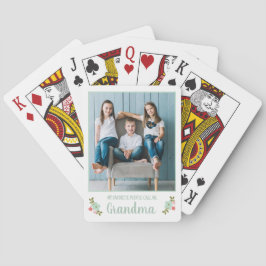 Personalized Photo Grandma Casinokort