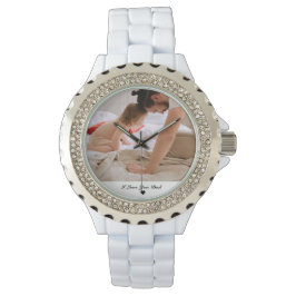 Personalized Photo I love You Dad Armbandsur
