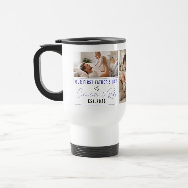 Personalized Photo Mug – Our First Father’s Day Resemugg (Vänster)
