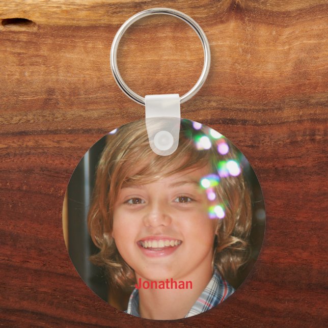 Personalized Photo  Nyckelring (Baksida)