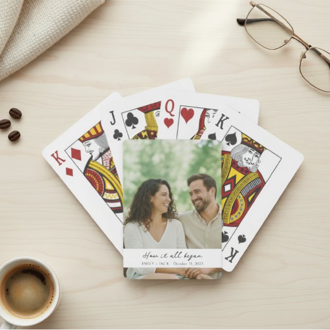  Personalized Photo Playing Cards - Custom Wedding Casinokort (Skapare uppladdad)