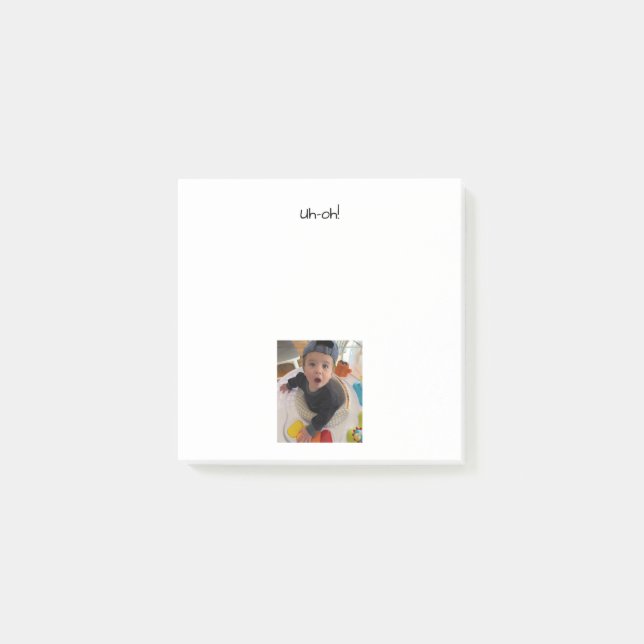 PERSONALIZED PHOTO POST-IT notes Block (Framsida)