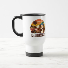 Personalized Photo Retro Bahamas Tropical Beach    Resemugg